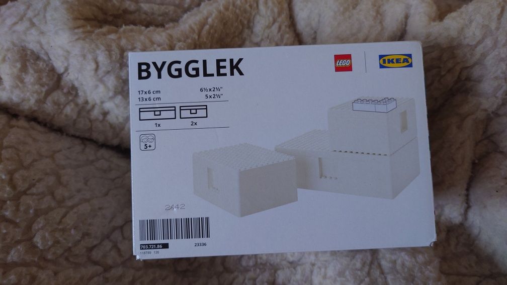 Ikea LEGO zestaw pojemników nowe 3 szt