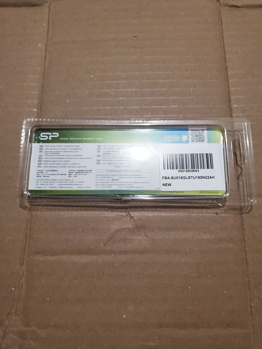 Нова оперативна пам'ять DDR3 1600 Silicon Power 16GB SU016GLSTU160N22A
