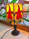 Lampa stojąca witraż tiffany