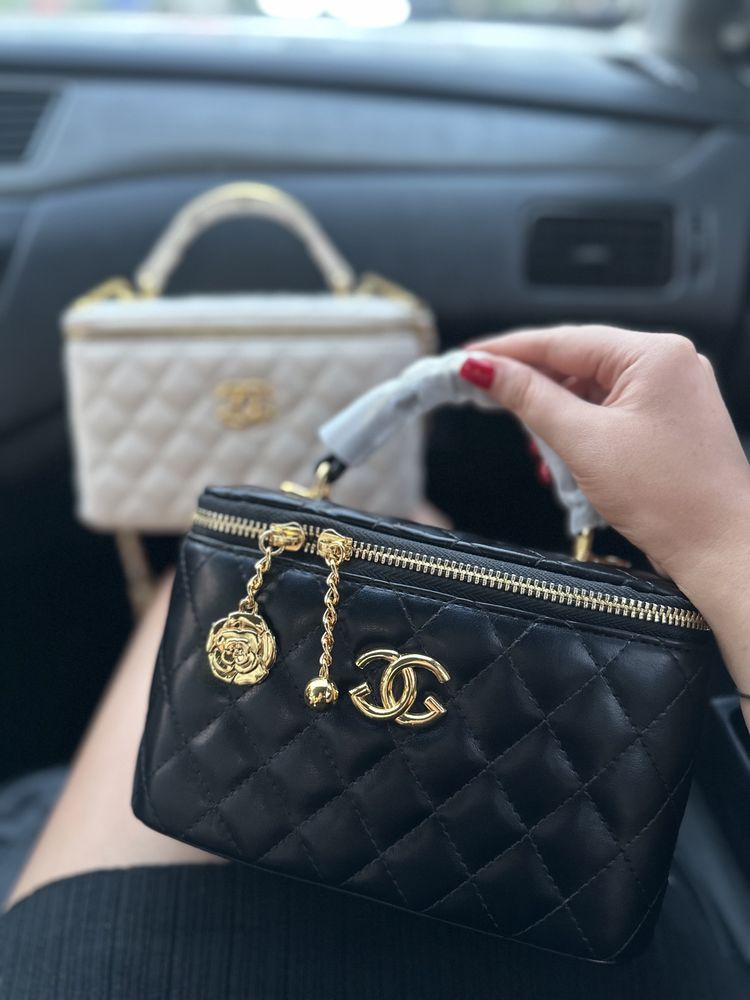 Сумка chanel шанель бочонок квадратная