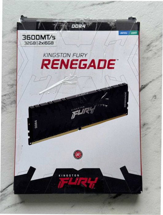Оперативна пам'ять Kingston FURY Renegade 32GB (2x16GB) DDR4-3600 CL16
