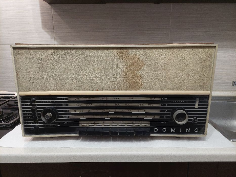 Stare radio ZRK  Domino Unitra na części.