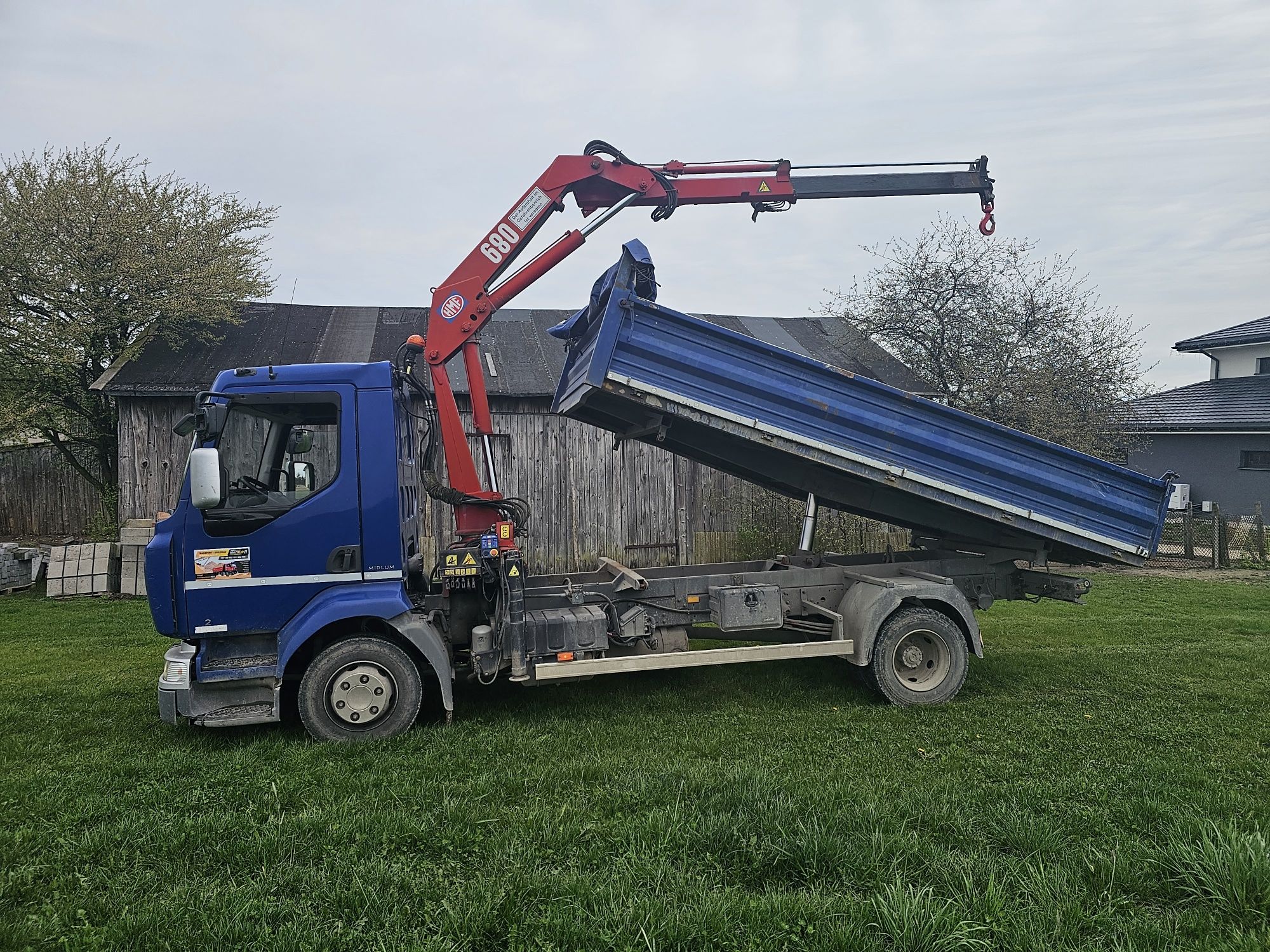 Renault Midlum 220 DXI, hds 680 HMF, wywrotka