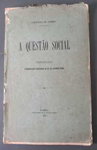 Fortunato de Almeida- A Questão Social [Typographia F. Amado; 1895]