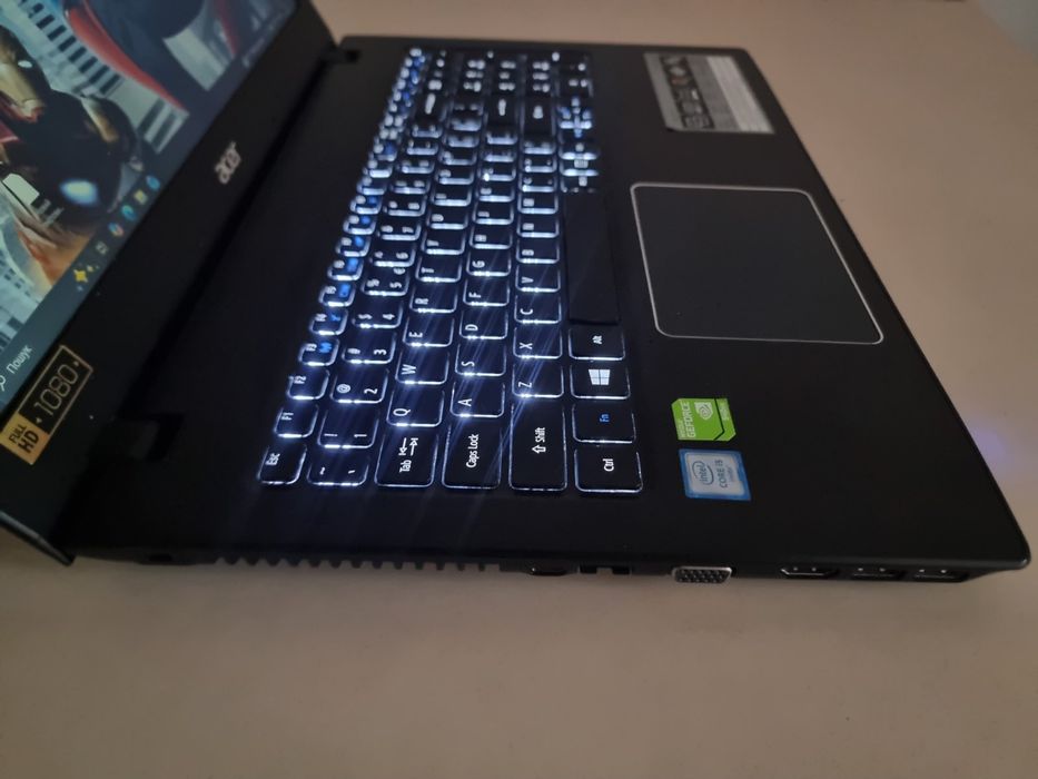 Acer GeForce 940MX, Core i5, RAM 8gb, SSD128gb, hdd 500gb, full hd