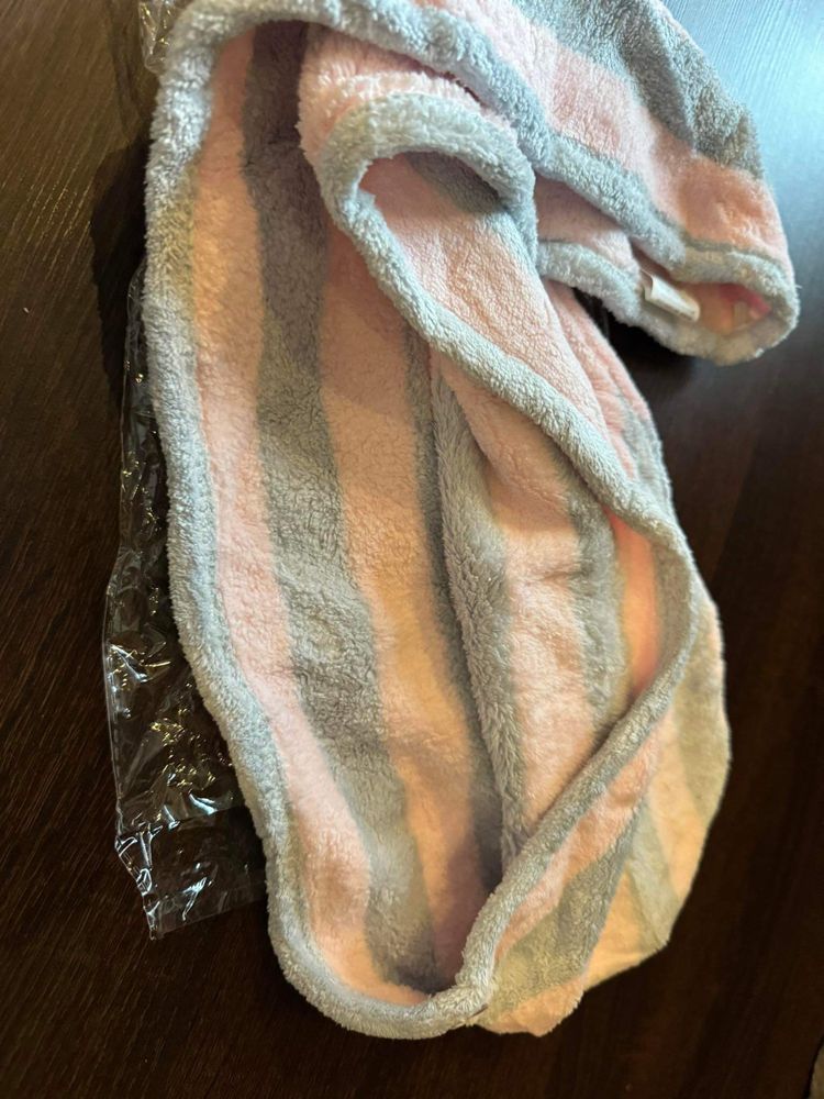 Ręcznik do włosów dwukolorowy 62x21cm 48tknł