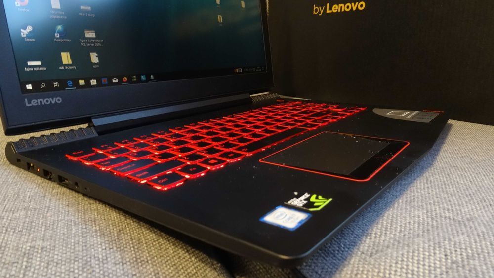 LENOVO Y520 i7 7700HQ 8GB ram GTX1050 | SSD 240GB + HDD 1TB pudełko FV