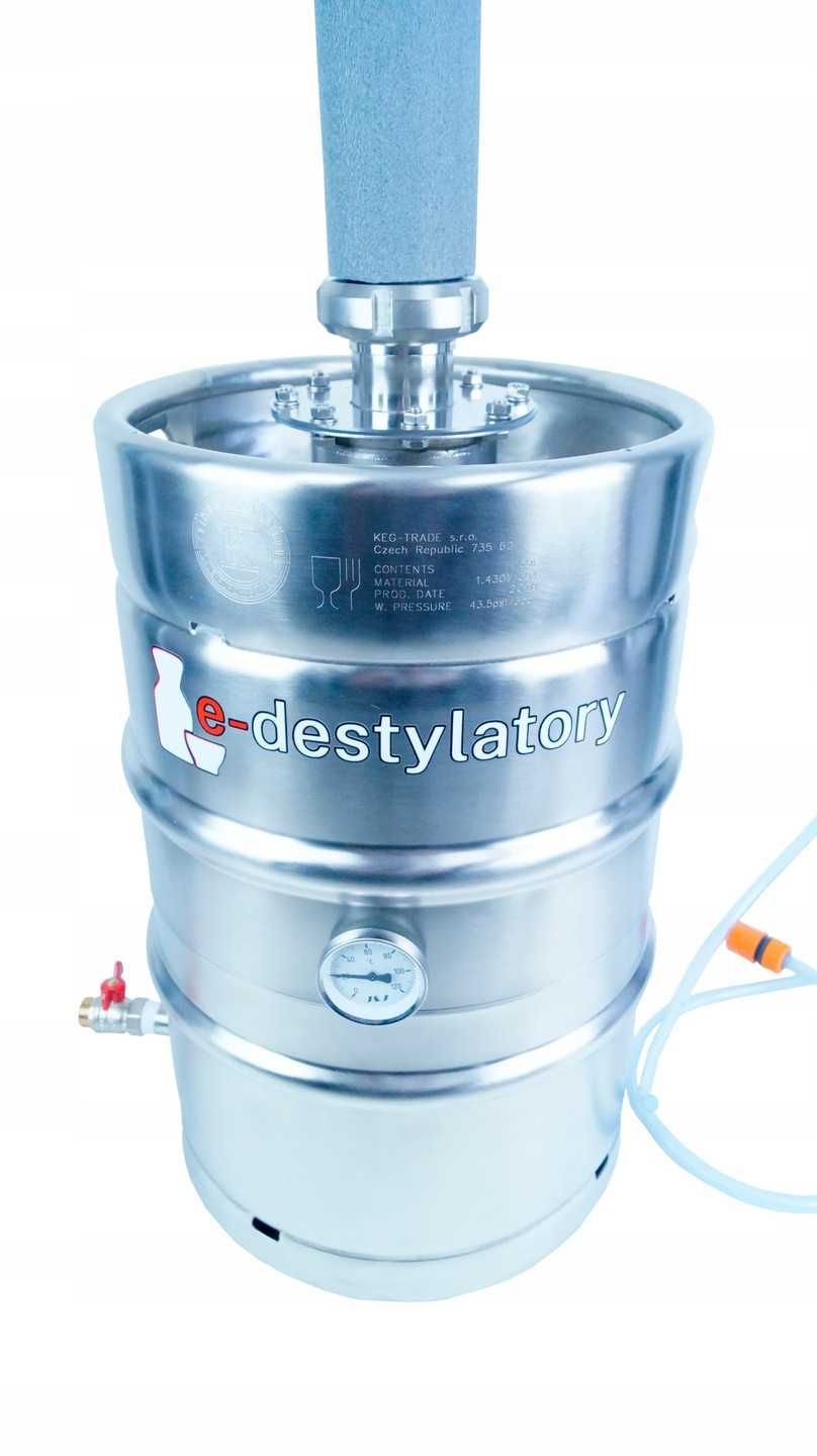 Destylator Gazowy Aabratek KEG 50l wypełnienie SMS