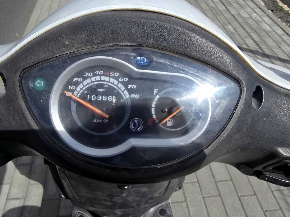 Sym Symphony na dużych kołach 50 4t z kufer