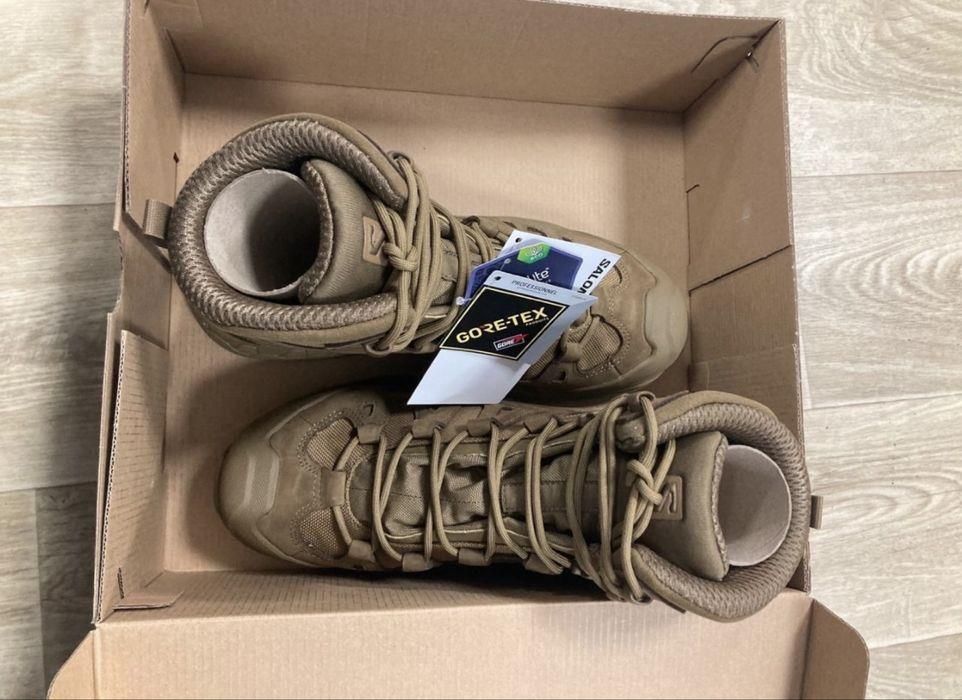 Берцы salomon forces 2 новые лето кайот тактические gore-tex