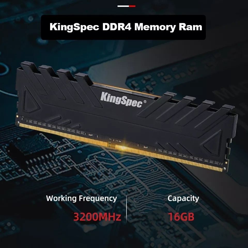 Оперативна пам'ять | DDR 4 | 16 ГБ | Kingspec | 3200 МГц | ram |память