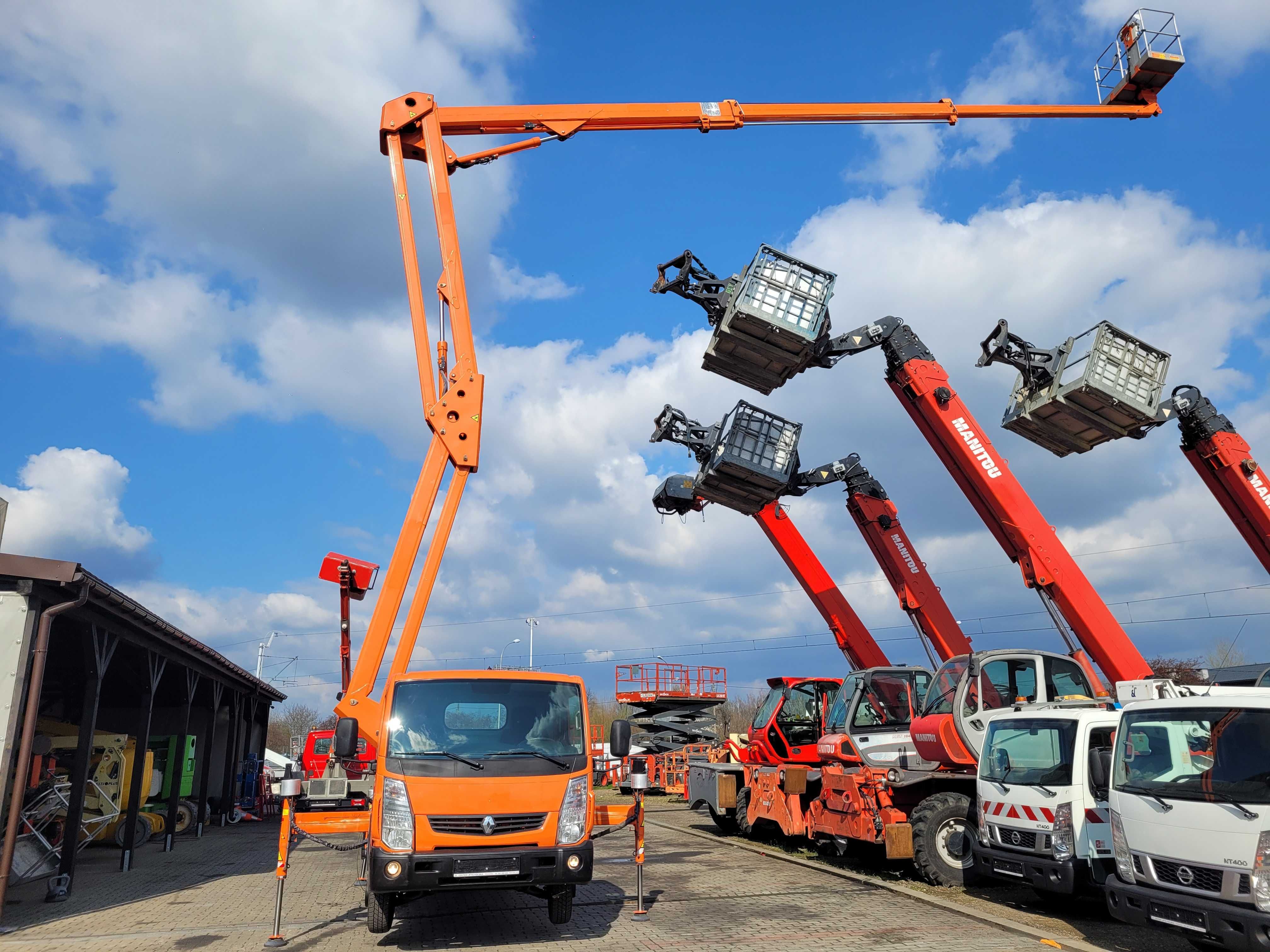 zwyżka/podnośnik/26m/koszowy/multitel/cmc/tb260/socage/renault/socage