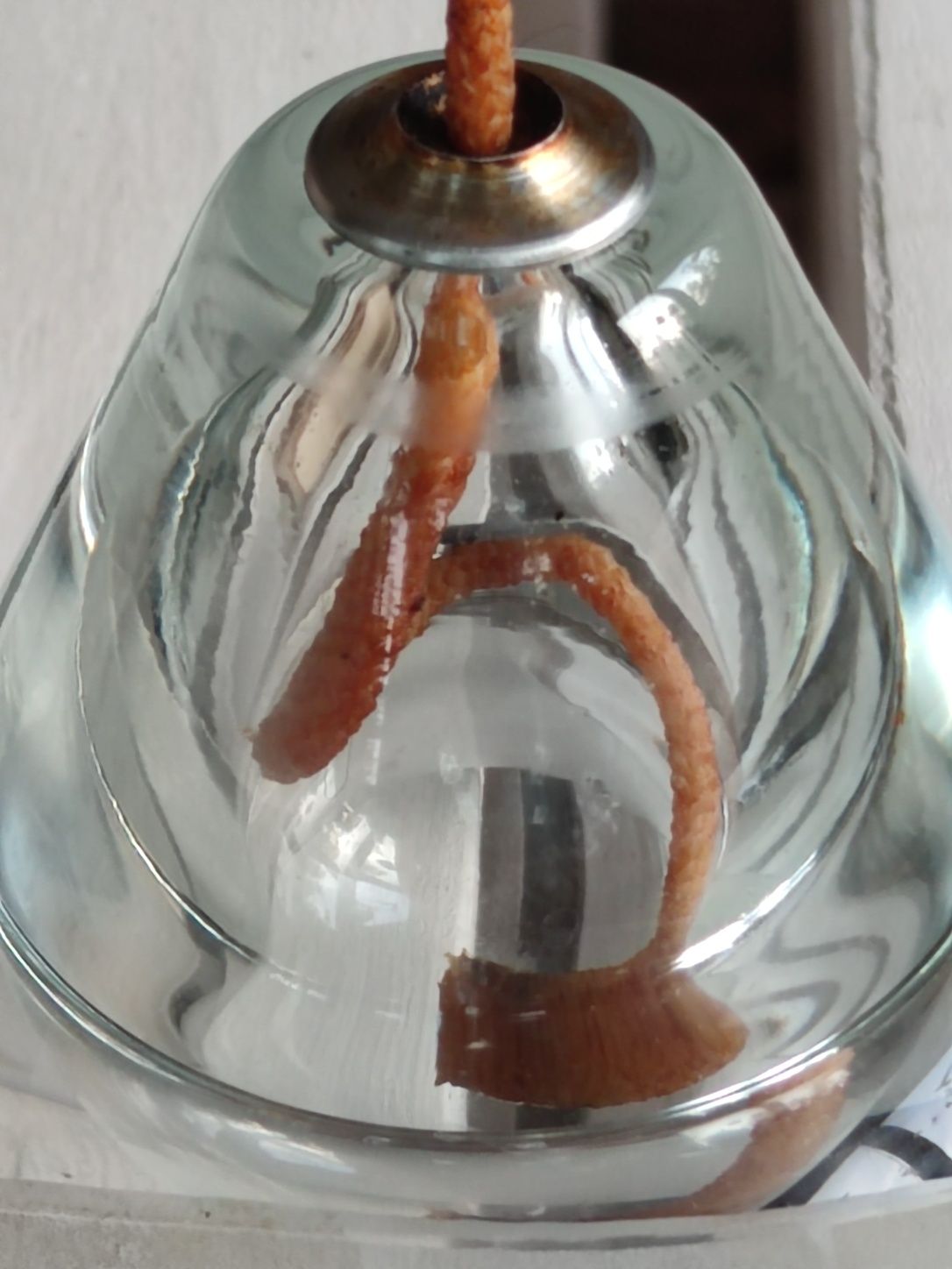 Lampka oliwna szklana