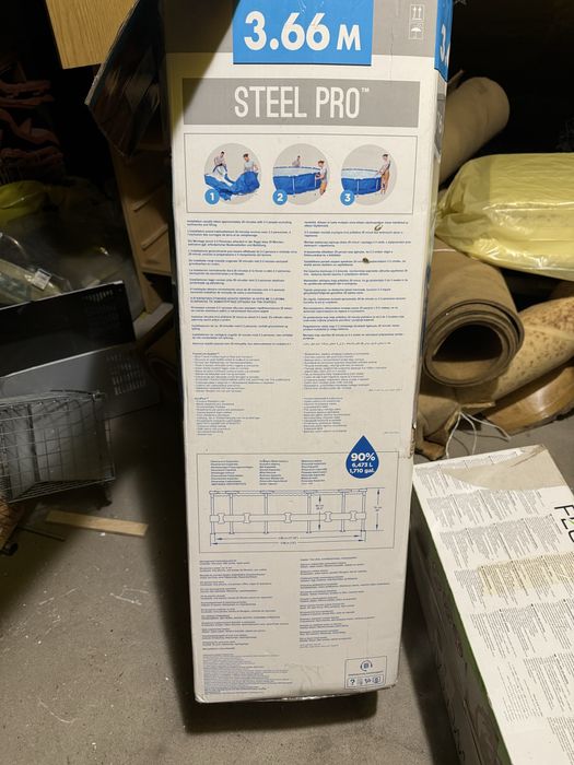 Basen bestway 3,66m x 76cm z PODGRZEWACZEM WODY + akcesoria