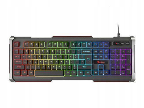 Klawiatura Membranowa Natec Rhod 400 Rgb Nkg-0993 (usb 2.0; (eu); Kolo
