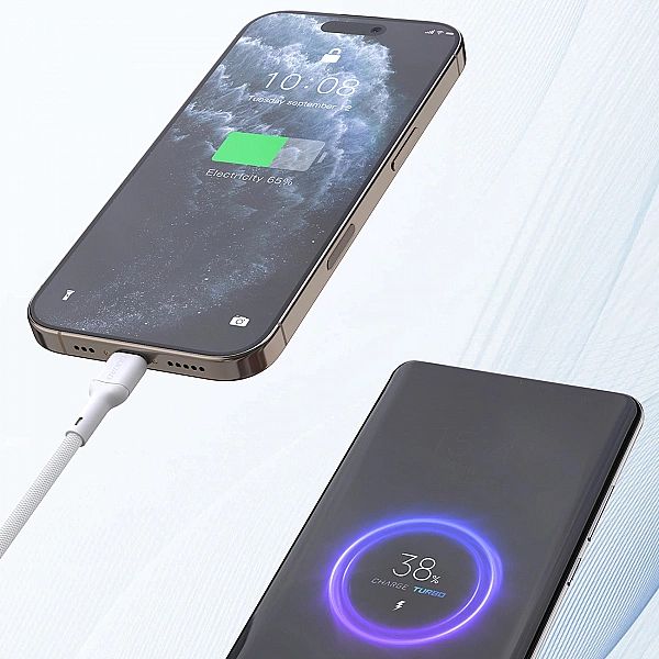 Kabel Dudao L9X 30W USB-C - Lightning 2m - biały