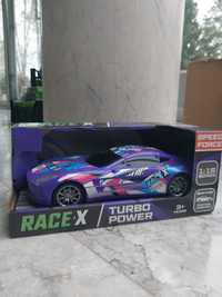 Samochodzik Race-X Racer X Turbo Power 1:16 zabawka chłopiec wyścigowe