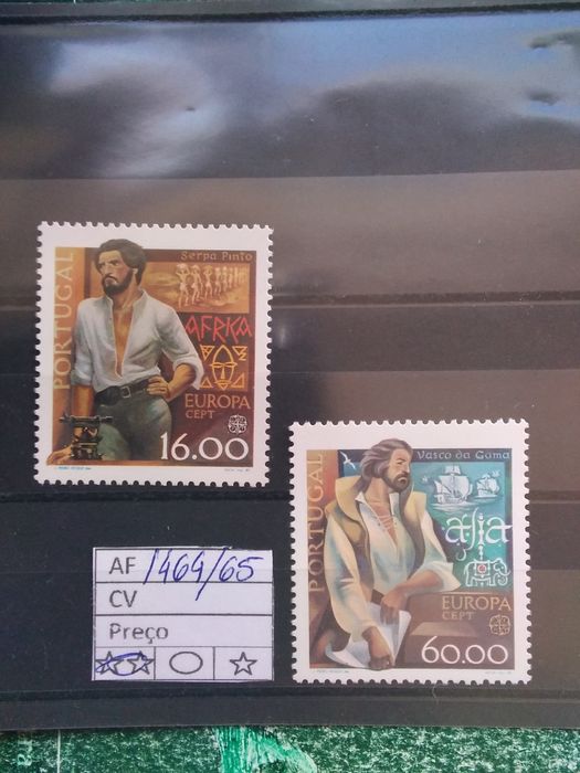 1980 Europa CEPT Personagens Célebres MNH **