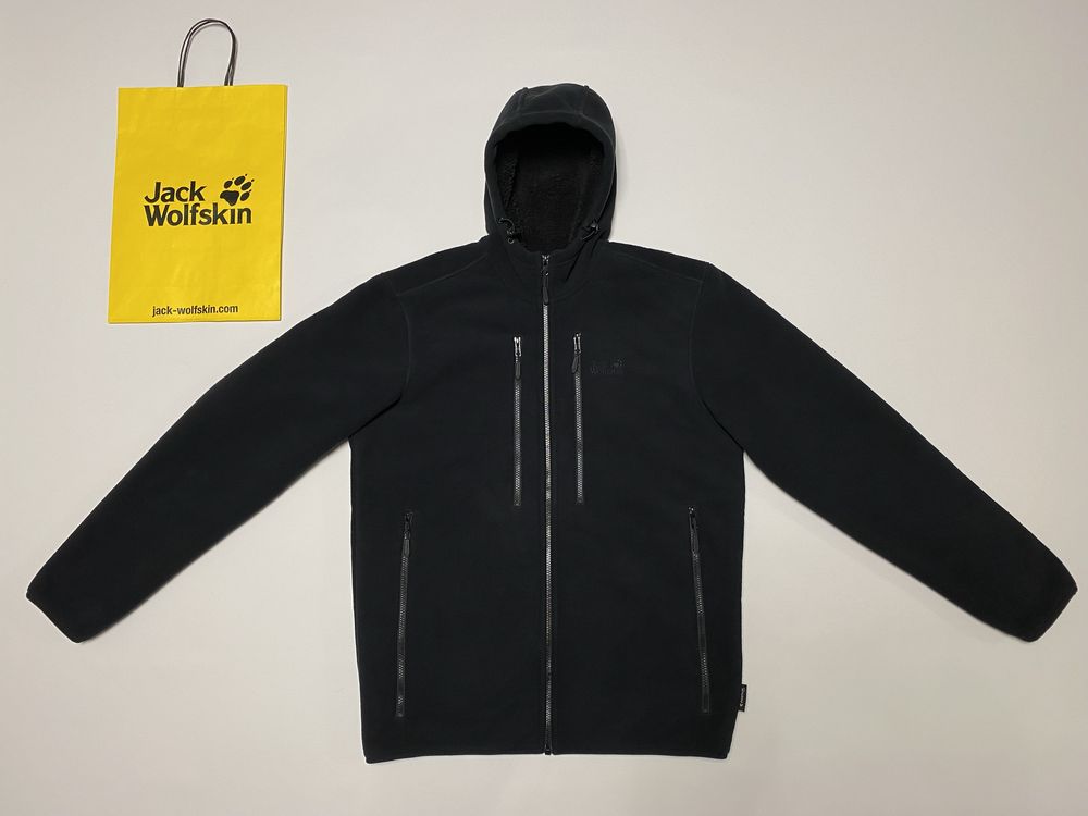 Новая кофта мех флис Jack Wolfskin WESTFJORD на молнии Разм M L 46-52