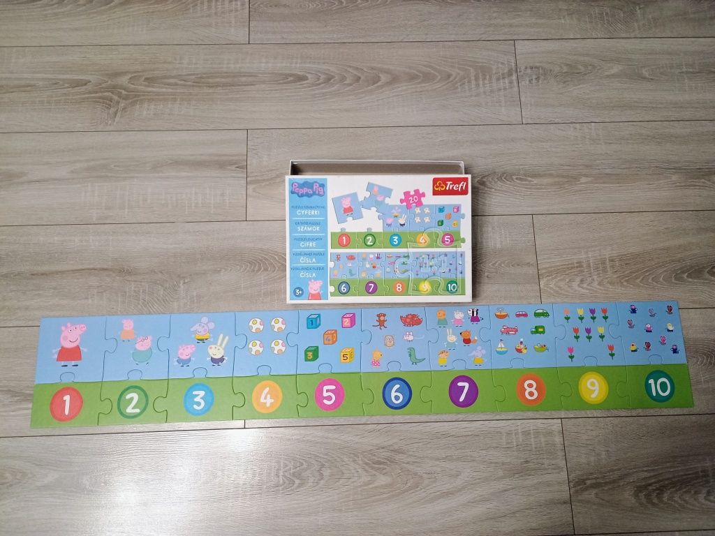 2 szt Puzzle Trefl Peppa Pig Świnka Peppa 2+