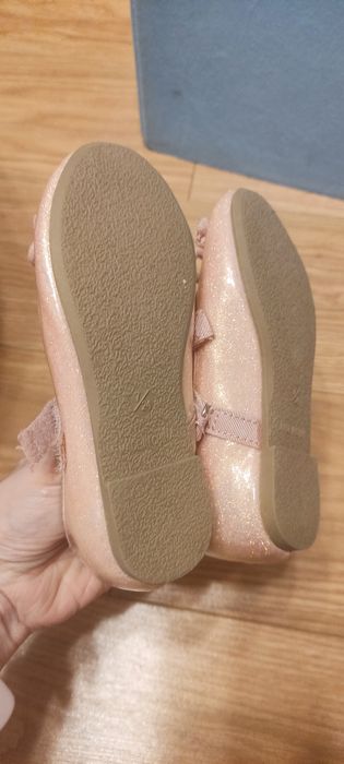 Baleriny brokatowe 24