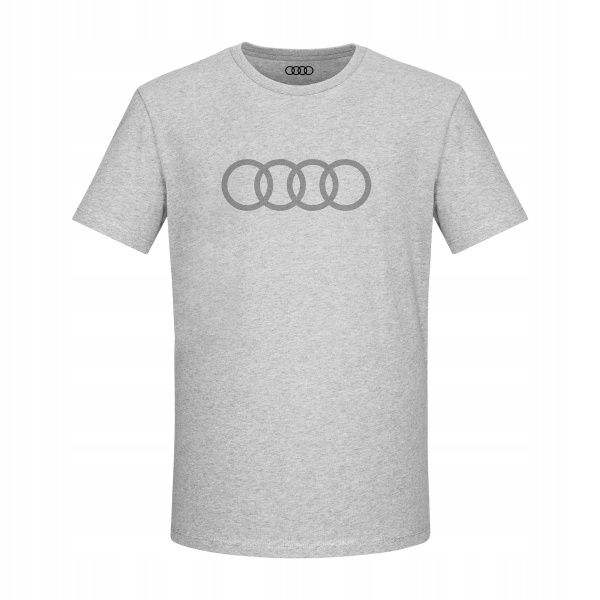 Audi t-shirt 4 ringi szary L