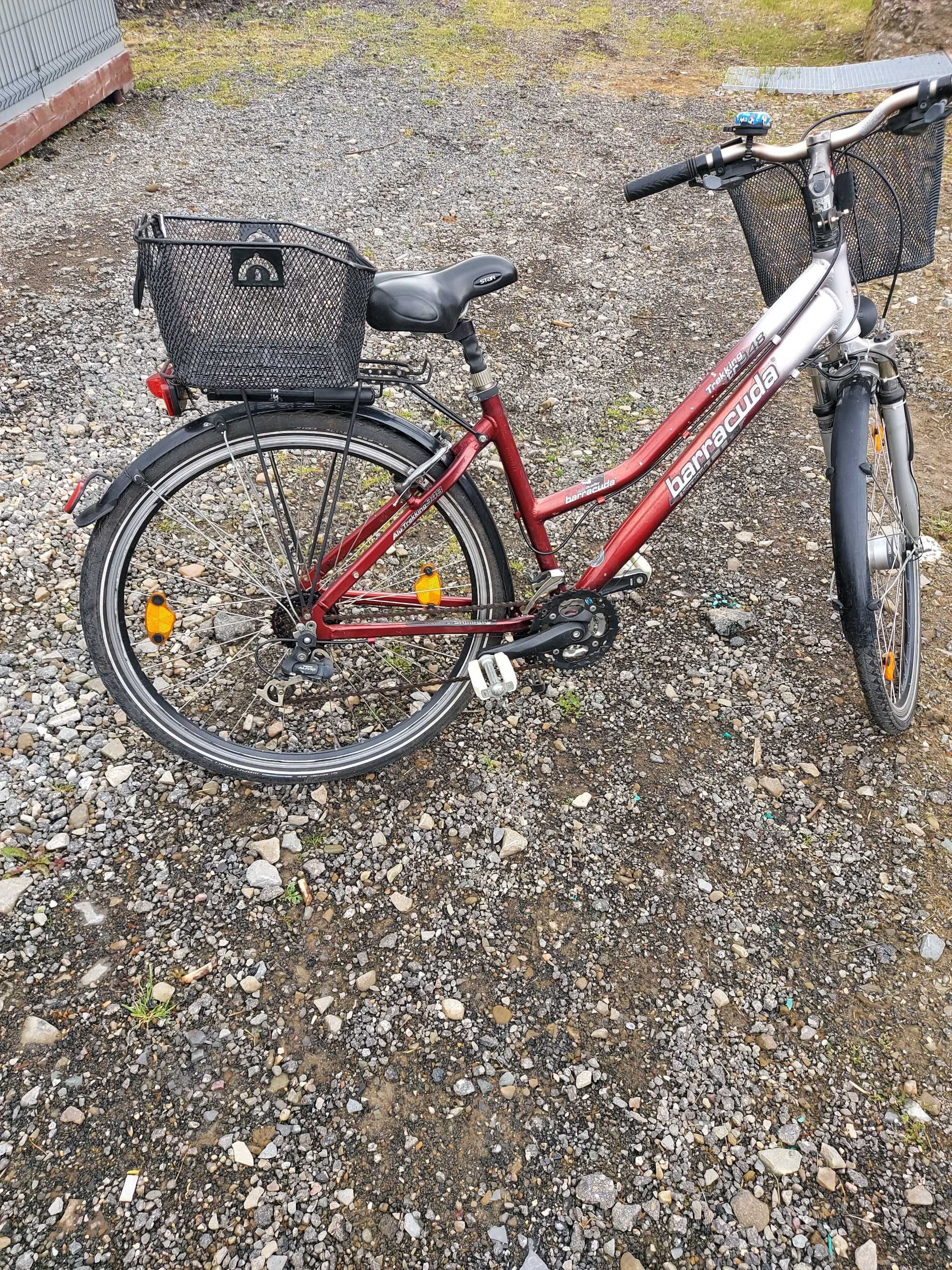 Rower Damka z koszykami