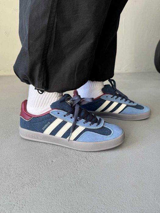 Кросівки Adidas Gazelle Blue/Red premium