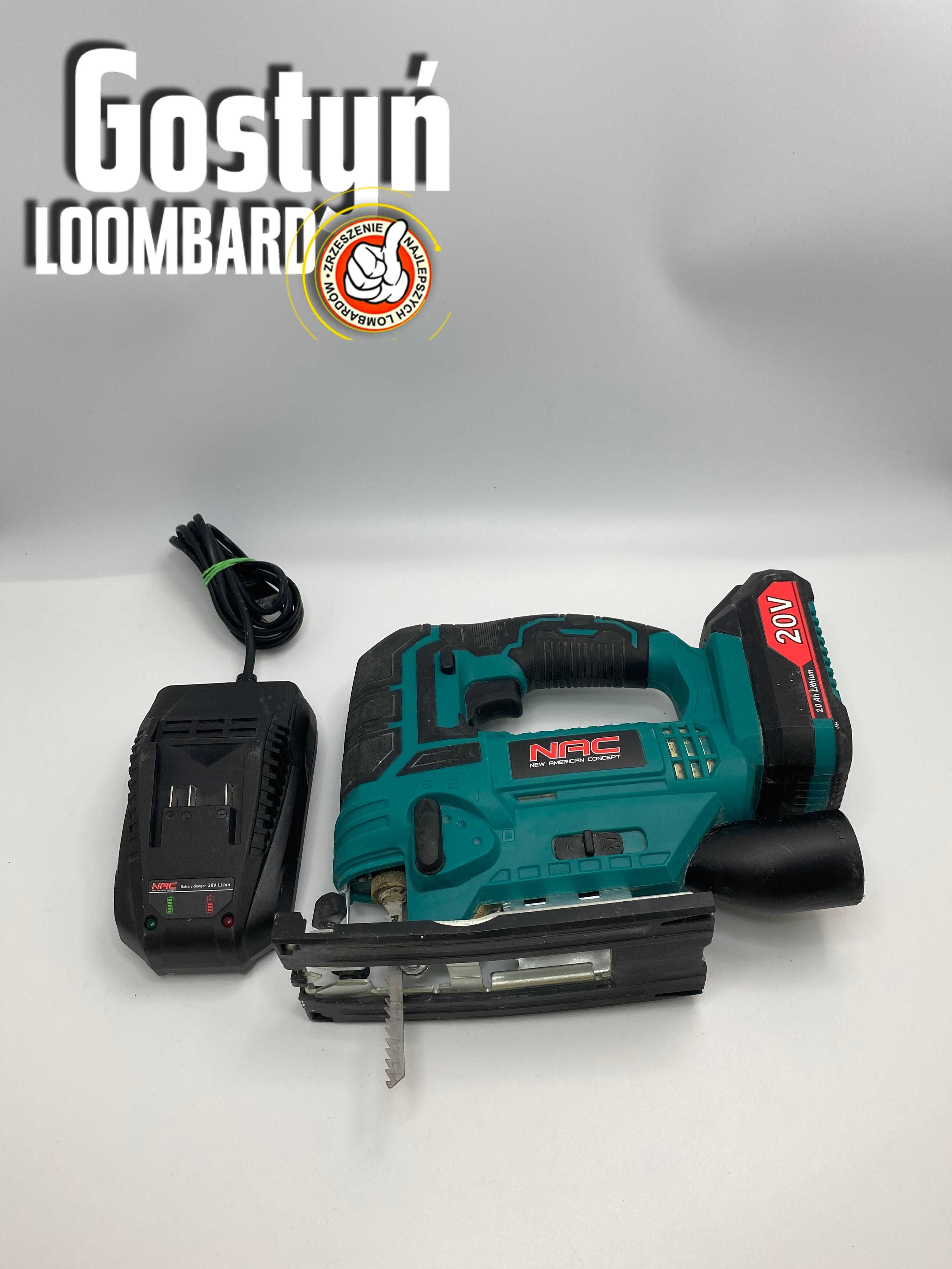 od Loombard Gostyń Wyrzynarka Nac JS-20-LI-20V KOMPLET!