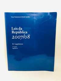 Leis da República 2007/08 X Legislatura