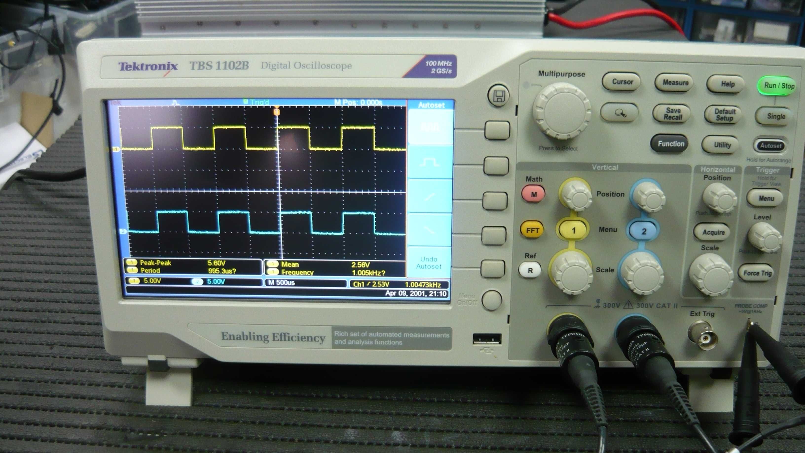 Osciloscópio digital Tektronix