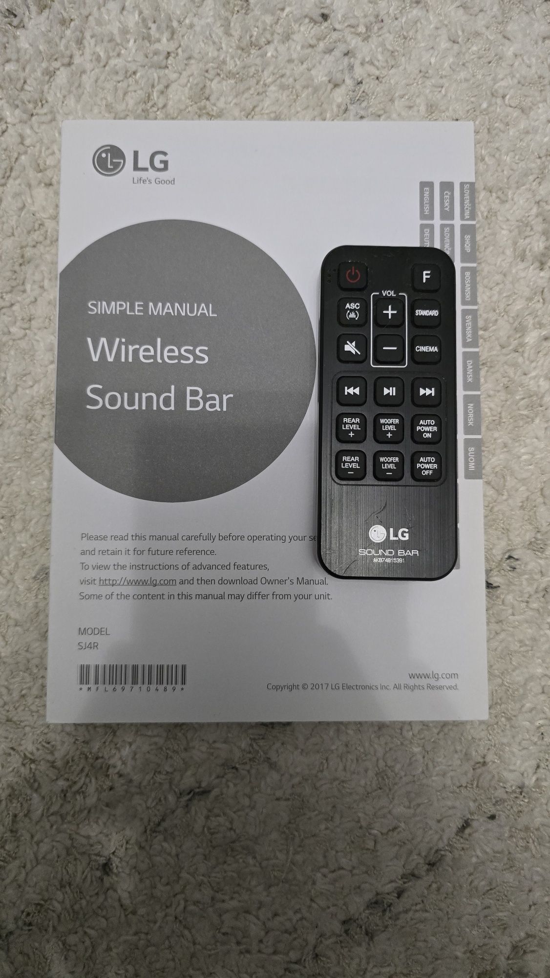 Vendo LG Wireless Soundbar SJ4R