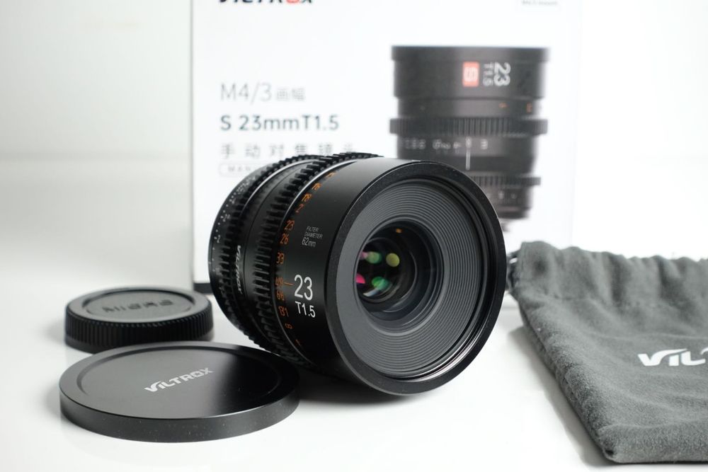 VILTROX 23mm T1.5 CINE [MFT] - stan jak nowy!
