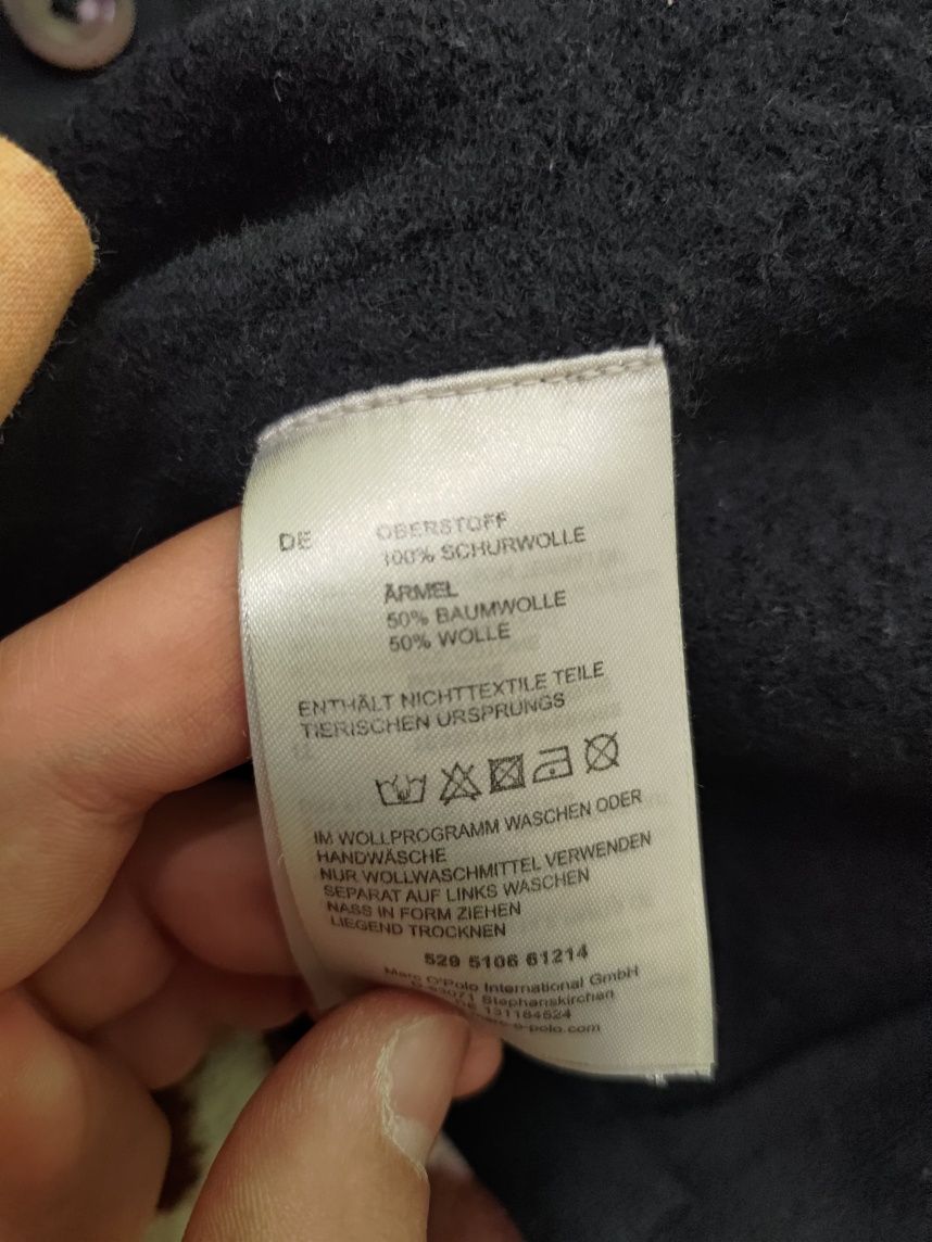 Мужской кардиган Marc O'Polo. 100% шерсть размер L-XL.