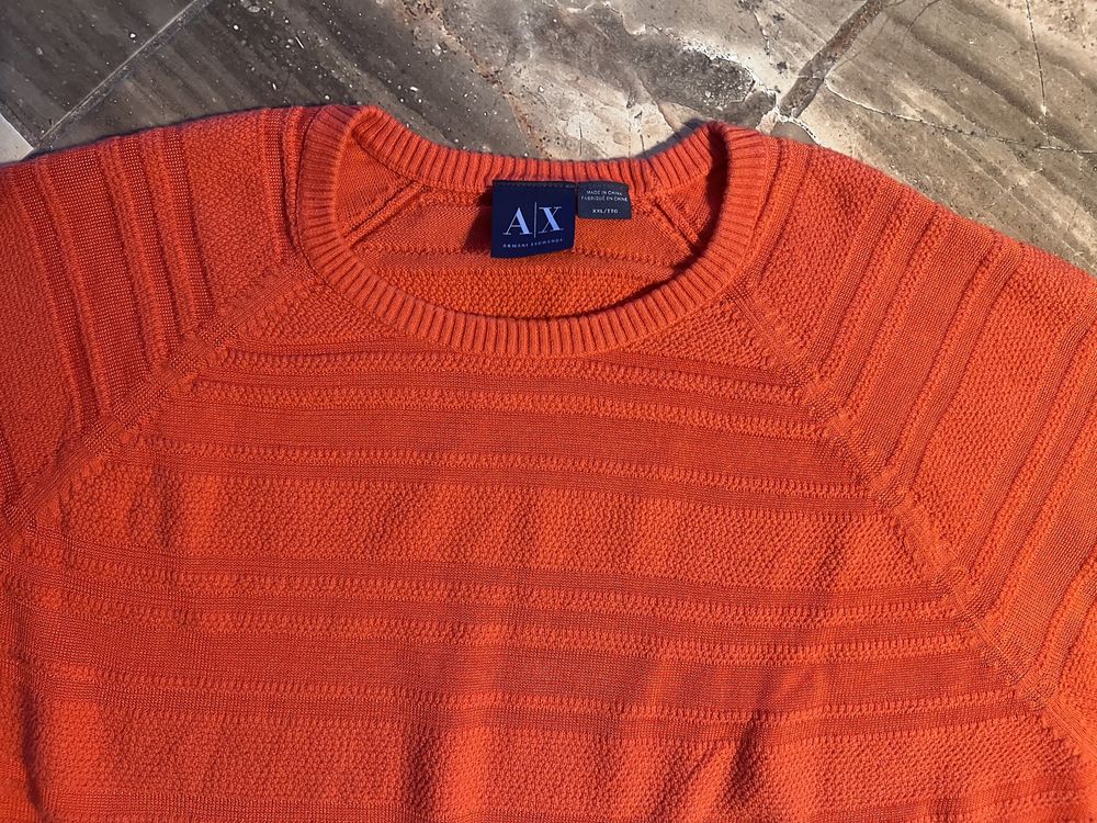 Sweter męski kolor Orange