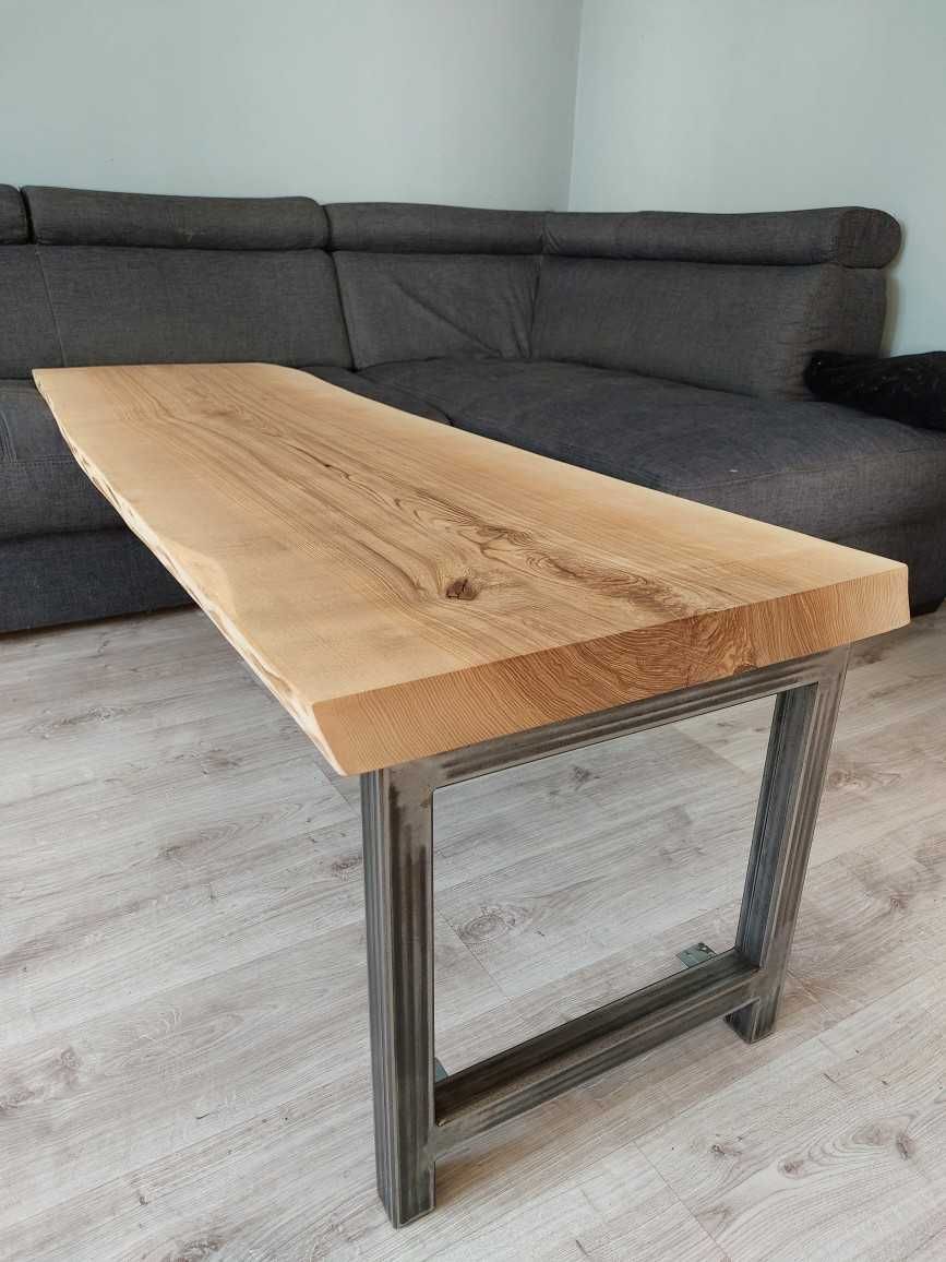 Duży 380cm Długi Blat Barowy Lada z Monolitu Stół live edge