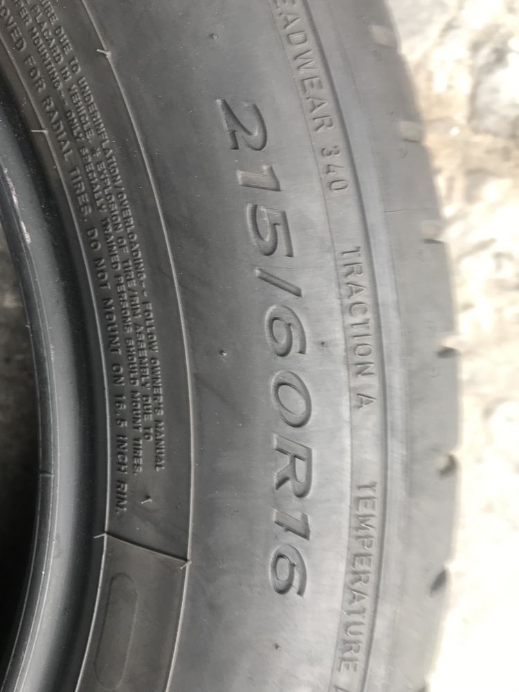 215/60R16R16 Dunlop sportbluResponse 2шт