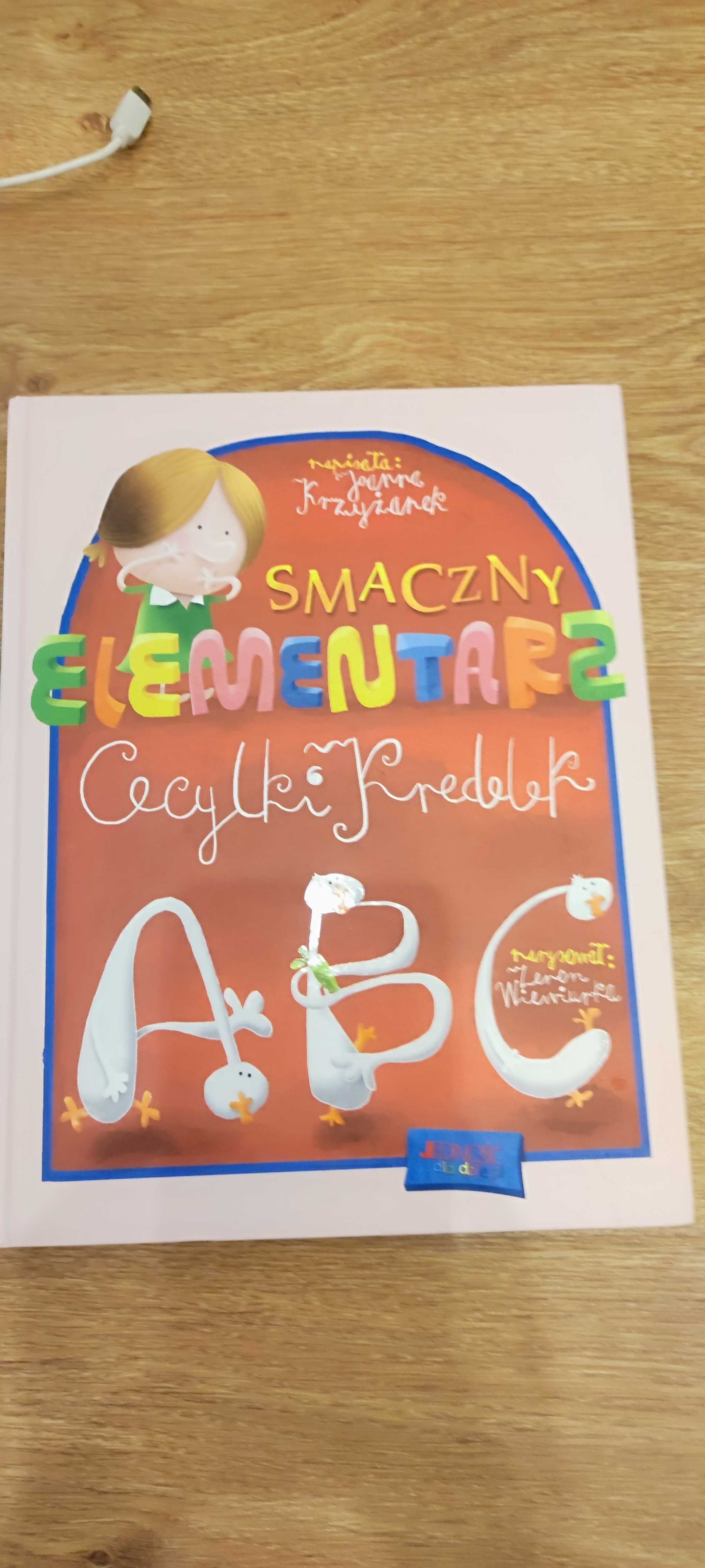 Książka dla dzieci smaczny elementarz Cecylki kredelek