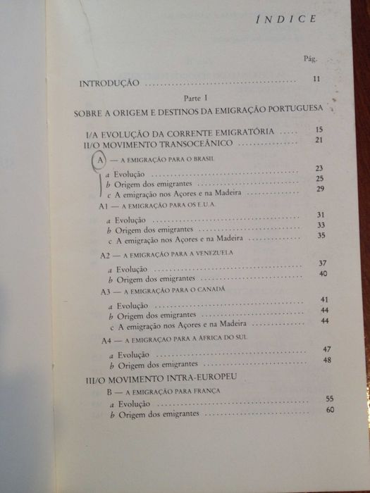 A emigração portuguesa, suas origens e distribuição