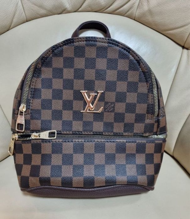 Brązowy piękny plecak damski nowy stylny Modny elegancki