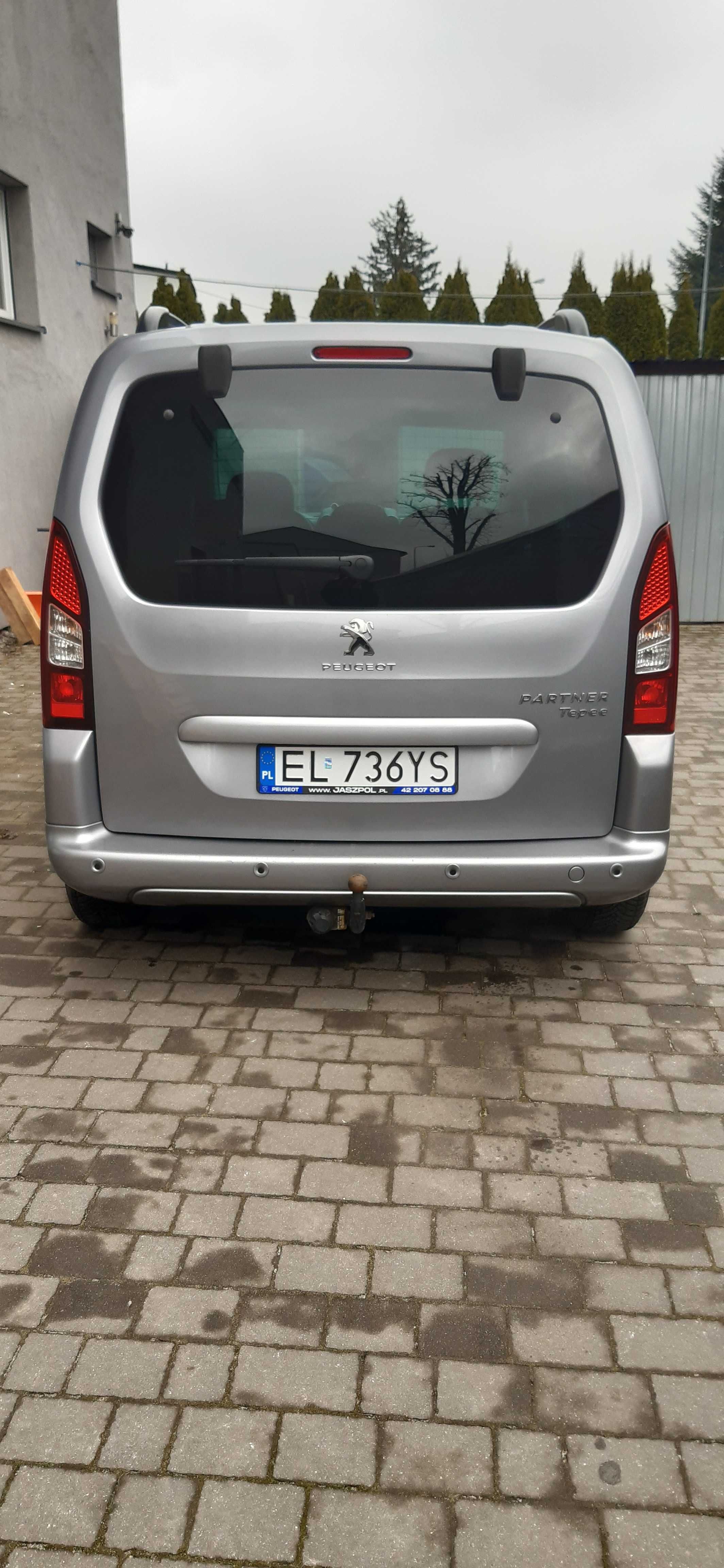 Peugeot Partner 2016/17 diesel 1wł salon PL bez wypadek Niehandel Łódź