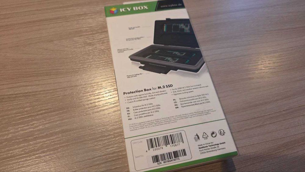 ICY BOX pudełko ETUI obudowa dysk kieszeń SSD m2 M.2 dyski IB-AC620-M2