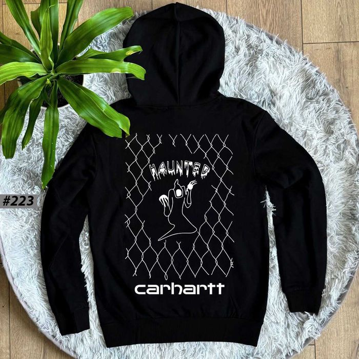 БЕЗ ПЕРЕДПЛАТ • CARHARTT 404 • XS S M L XL • Кархарт Худи Черное