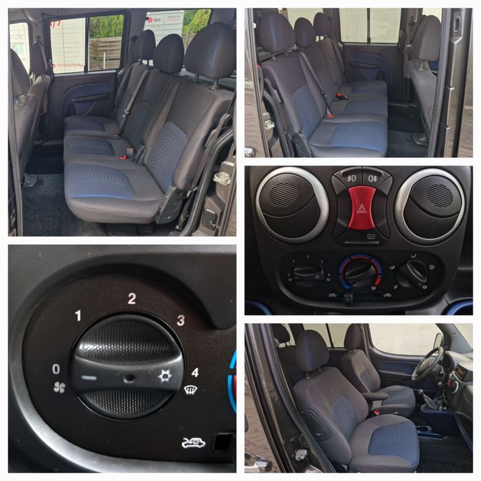 FIAT DOBLO MALIBU 1.9 JTD 120KM * KLIMA * Alufelgi * Zadbany *