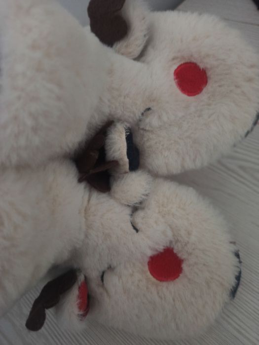 Kapcie renifery 23 24 25 bambosze