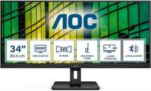 Монітор AOC 34" U34E2M, 3440х1440, 100Гц