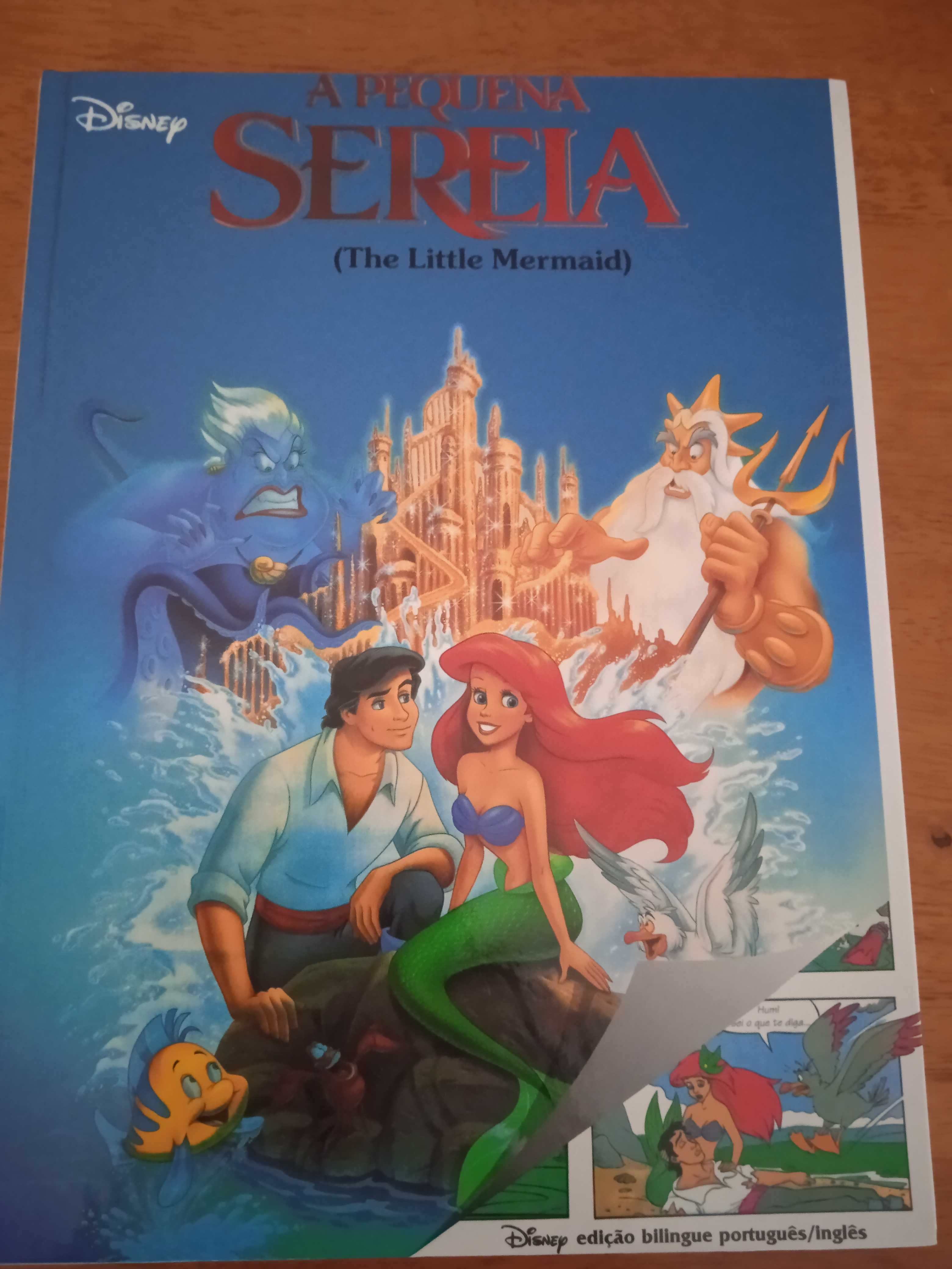 Livros infantis banda desenhada português/inglês