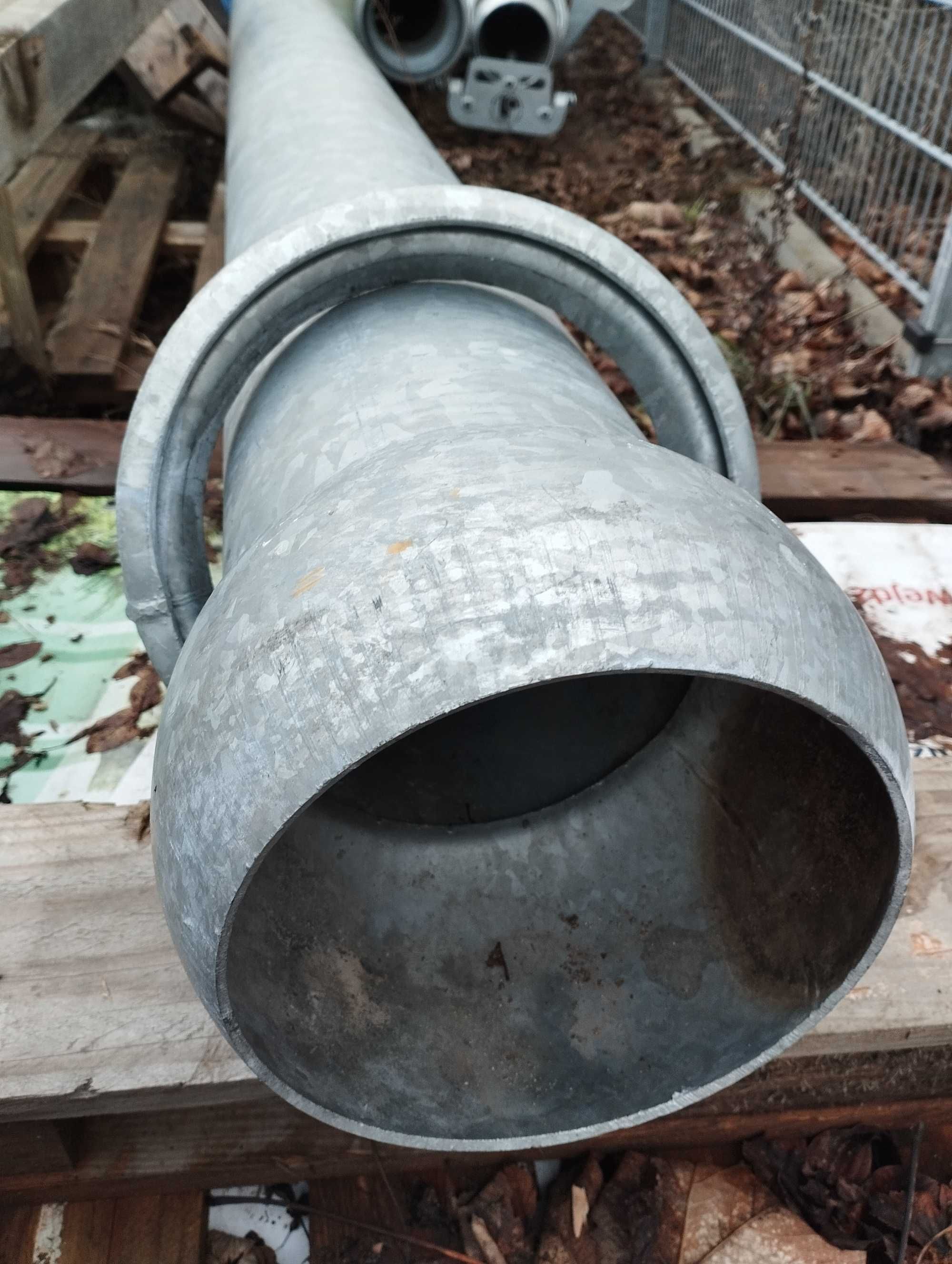Rura galwanizowana do beczkowozu A200, 4m do