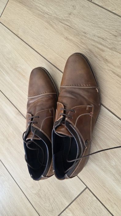 Buty pantofle Venice brązowe rozm. 44