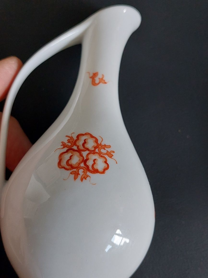 DRESDEN HENDMALEREI NS wazon dekoracijny porcelanowy